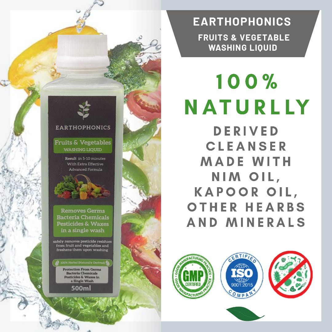 EARTHOPHONICS FRUIT & VEGETABLE SANITIZER 500 ML